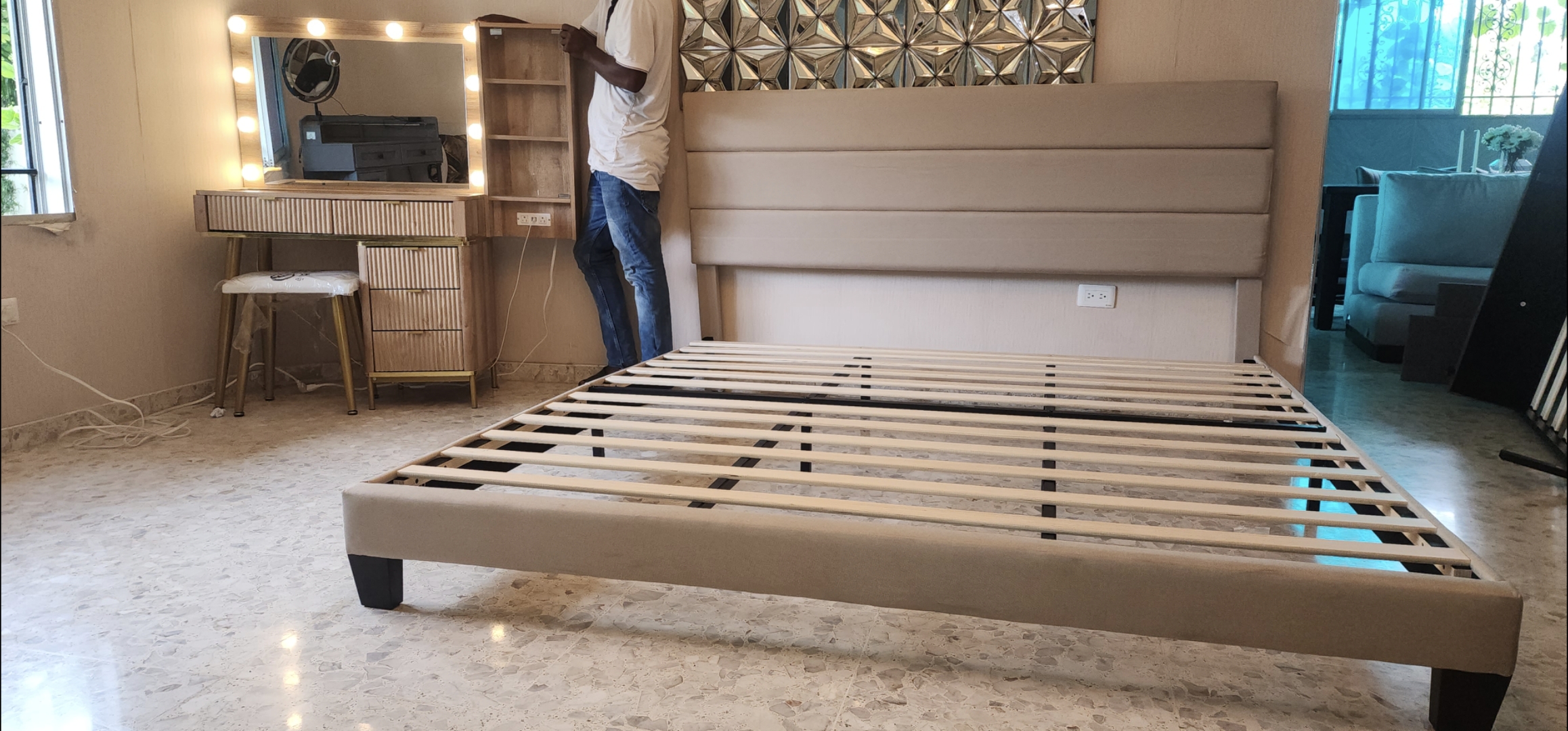 muebles y colchones - Cama King