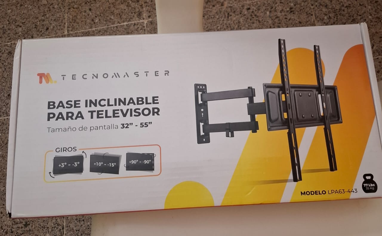 decoración y accesorios - base inclinable para TV de 32" a 55" 0