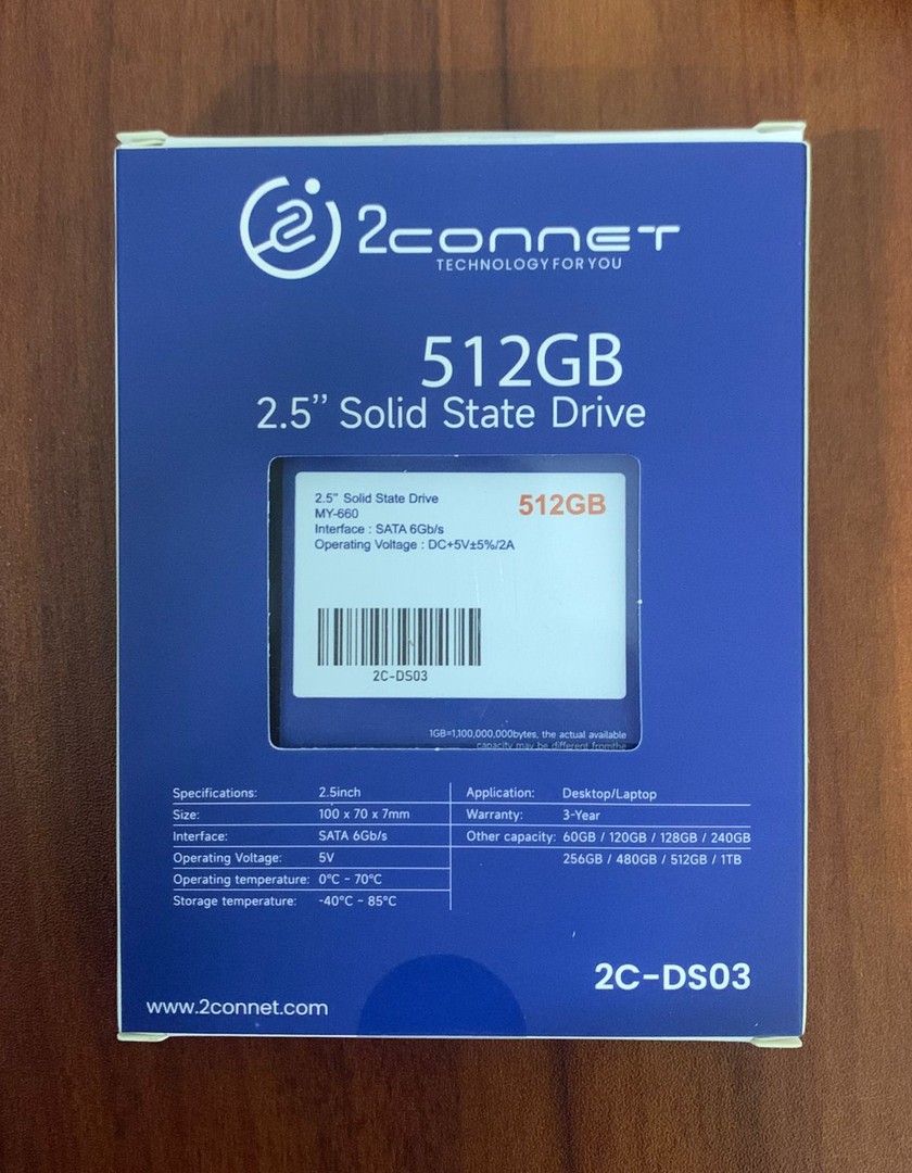 accesorios para electronica - Disco duro SSD 512GB 2.5" SATA 6GB/s 2