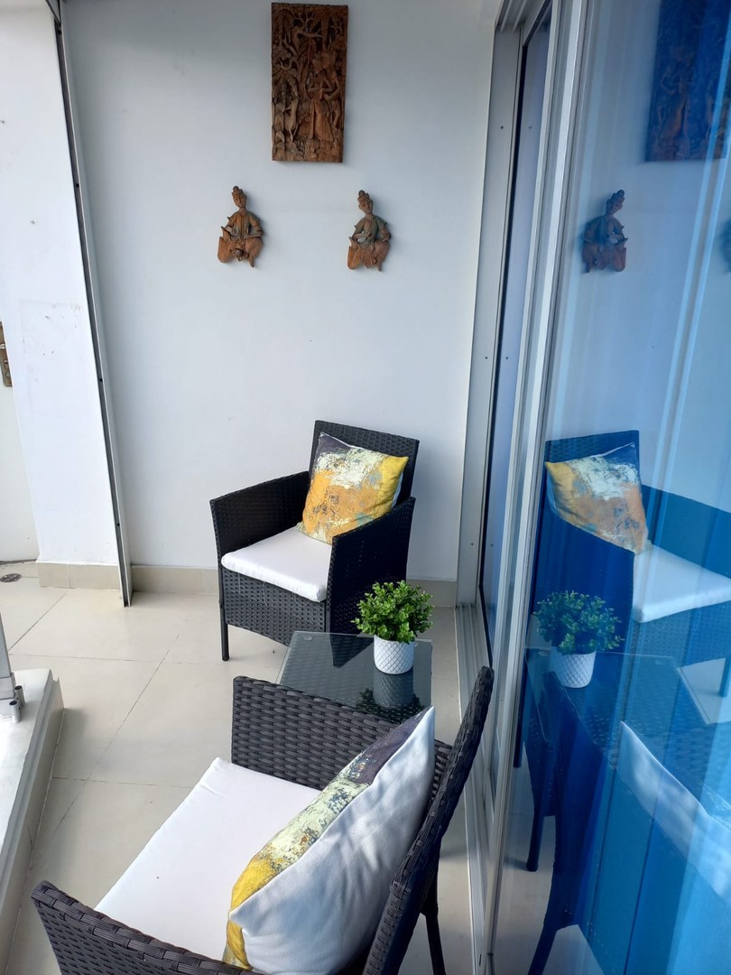 apartamentos - Apartamento en renta amueblado (frente Novocentro) piantini 3