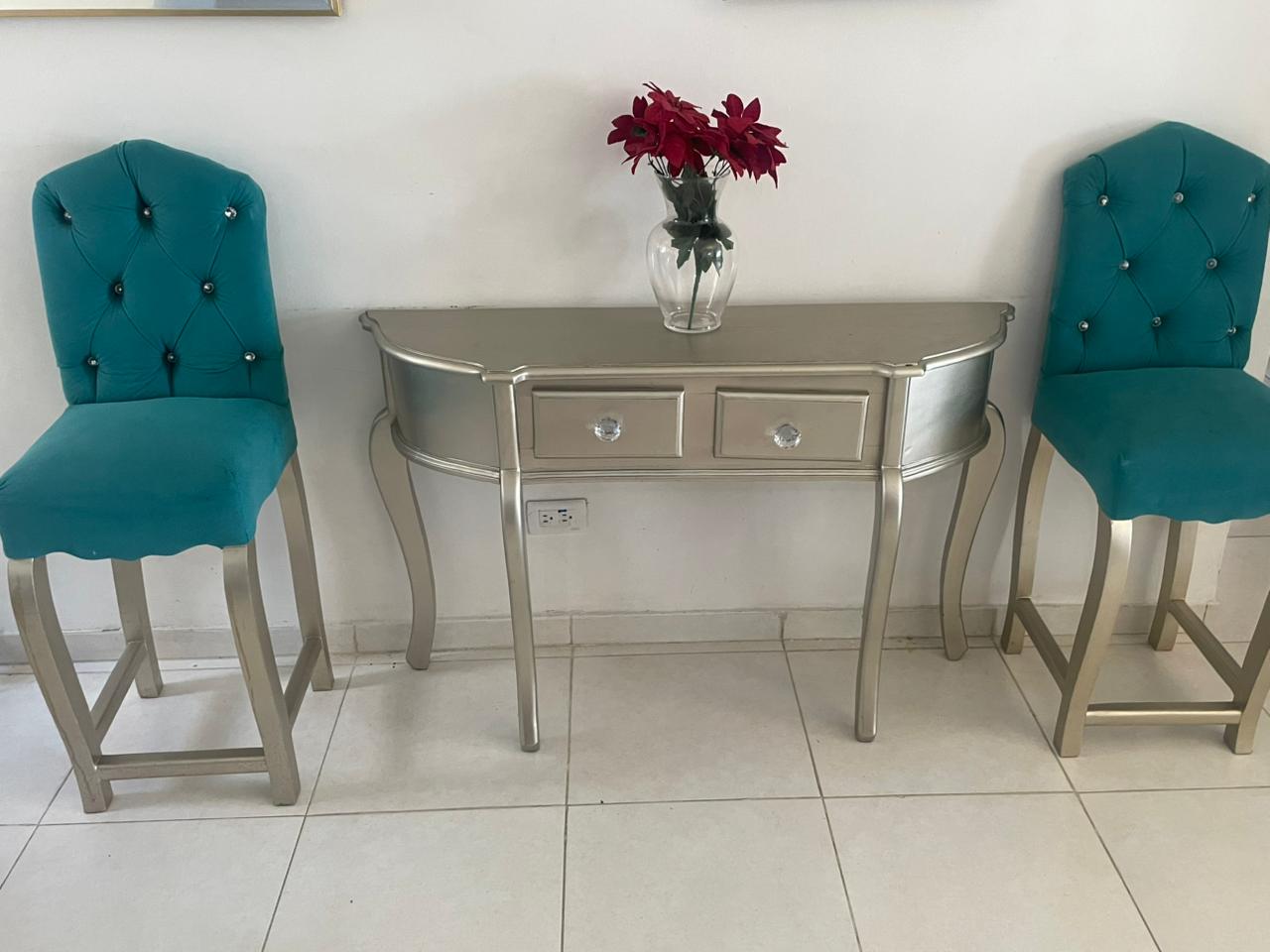 muebles y colchones - repisa y 2 sillas  4