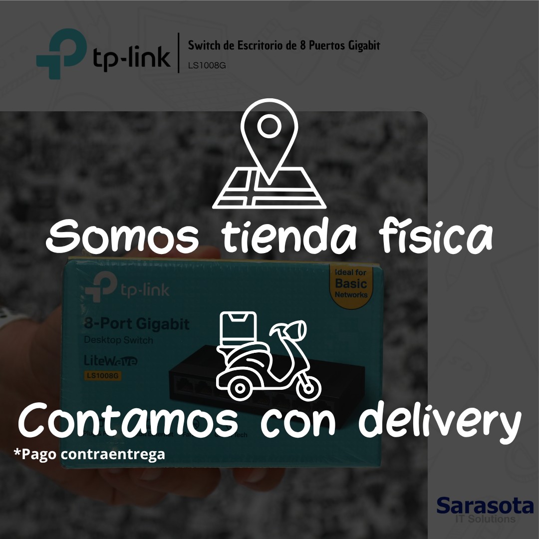accesorios para electronica -  Tp-Link Switch de 8 Puertos Gigabit LS1008G 3