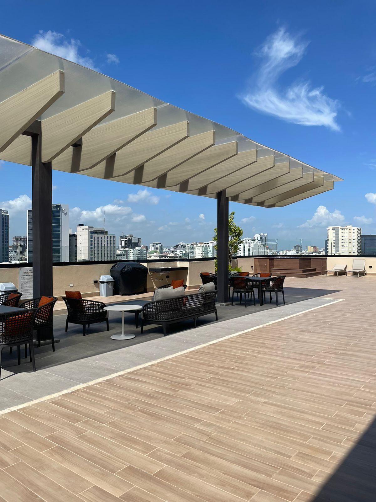 apartamentos - Renta de apartamento amueblado en Evaristo Morales 5