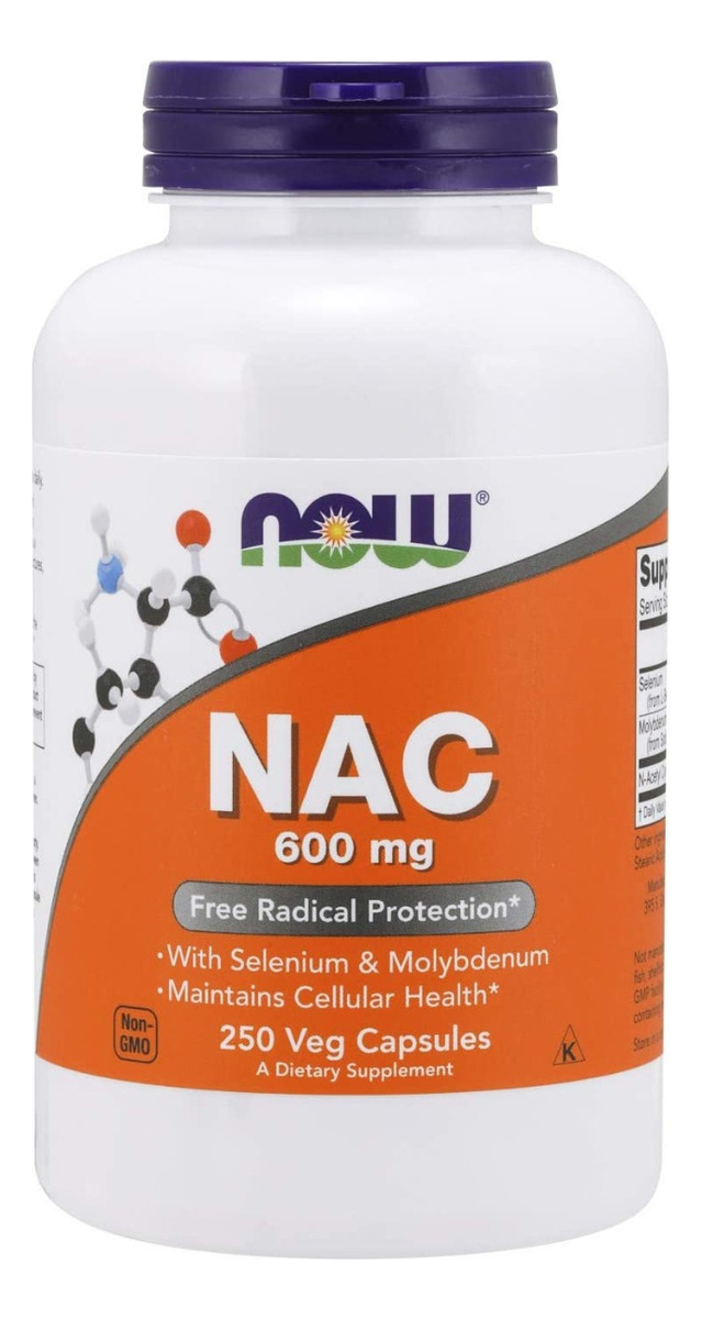 Salud y Equipamiento Médico - Nac 600mg 250caps Now Foods 0