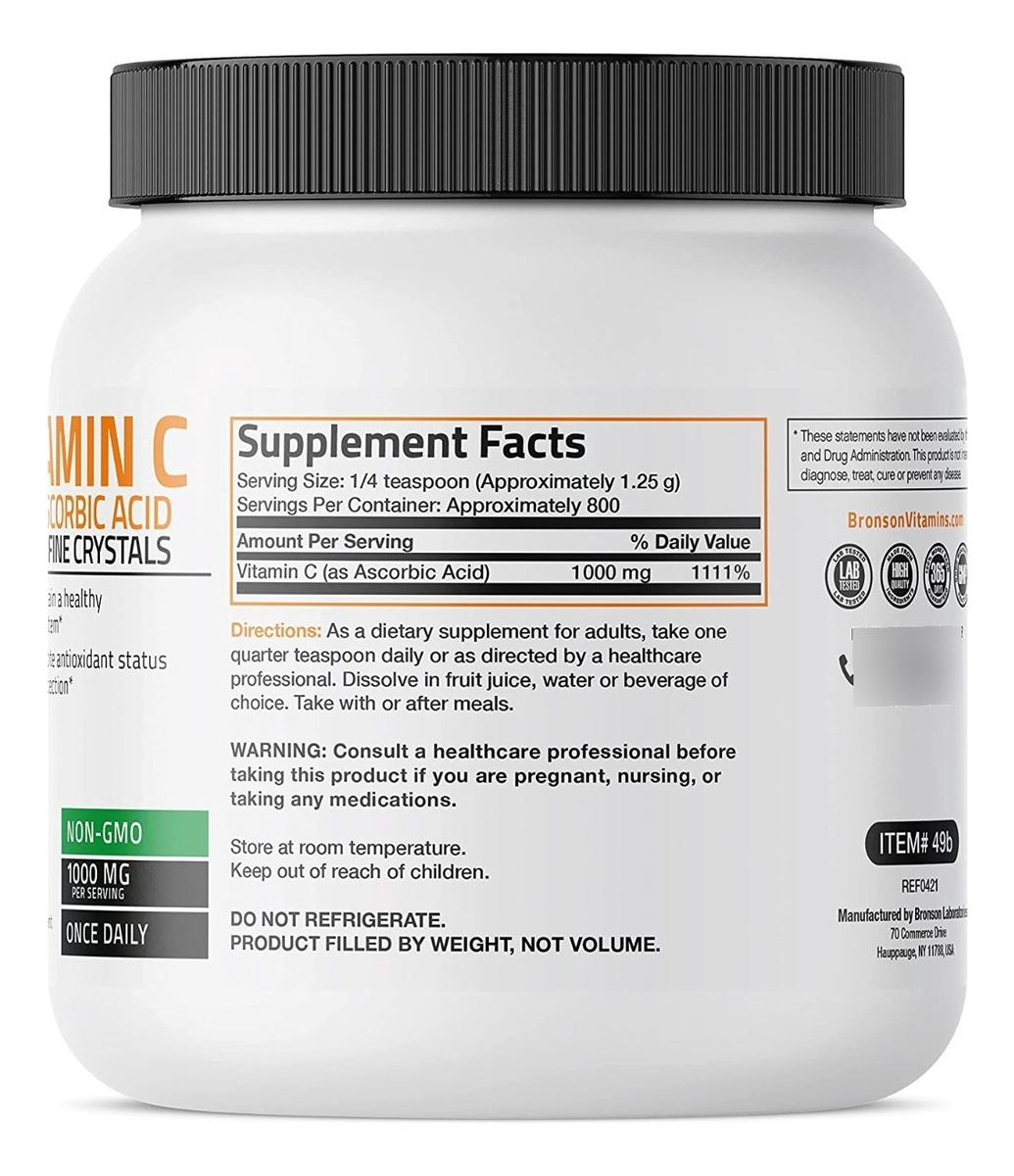 Salud y Equipamiento Médico - Vitamina C En Polvo Absorcion Acido Soluble 1000 Mg 1 Kg 2