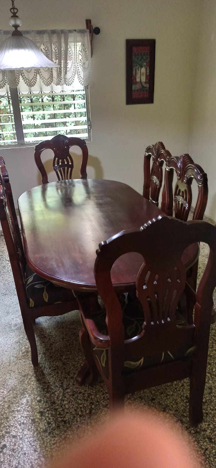 electrodomesticos - Juego Comedor Caoba de seis sillasJuego Comedor Caoba 2
