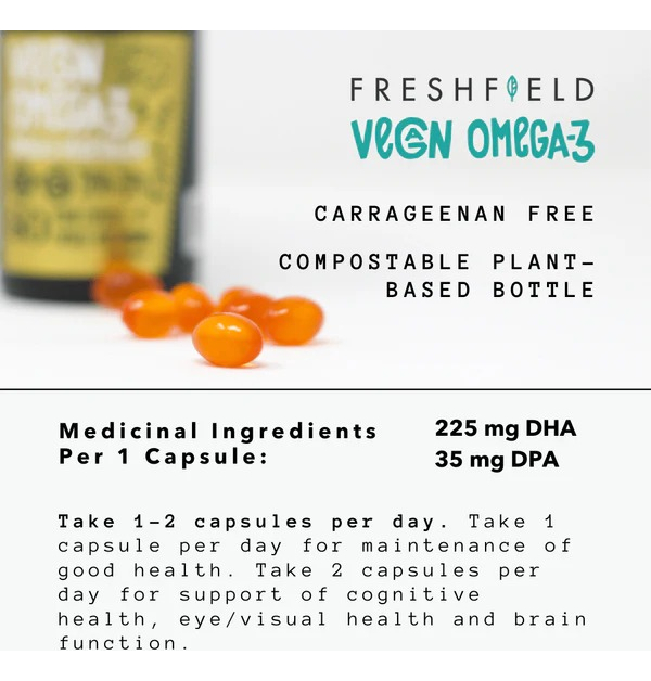 Salud y Equipamiento Médico - Omega 3 60 Caps Freshfield Natural - Unidad 1