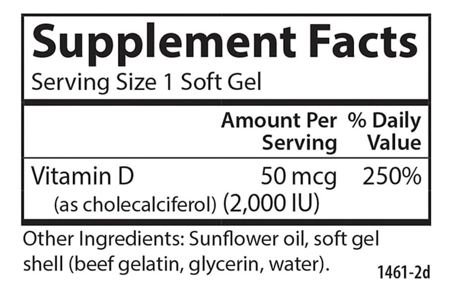 Salud y Equipamiento Médico - Vitamina D3 120caps Carlson - Unid - Unidad A $1399 1