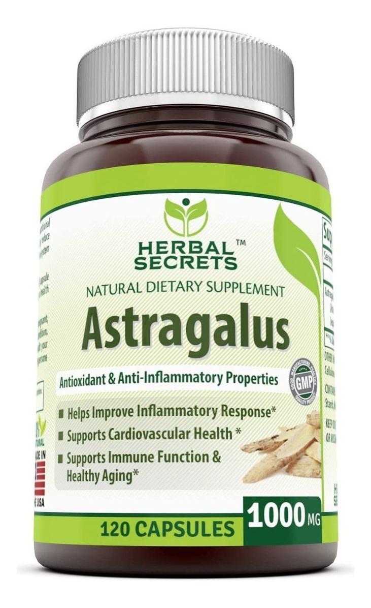 Salud y Equipamiento Médico - Astragalo 1000mg Herbal Secrets - - Unidad A $1407 0
