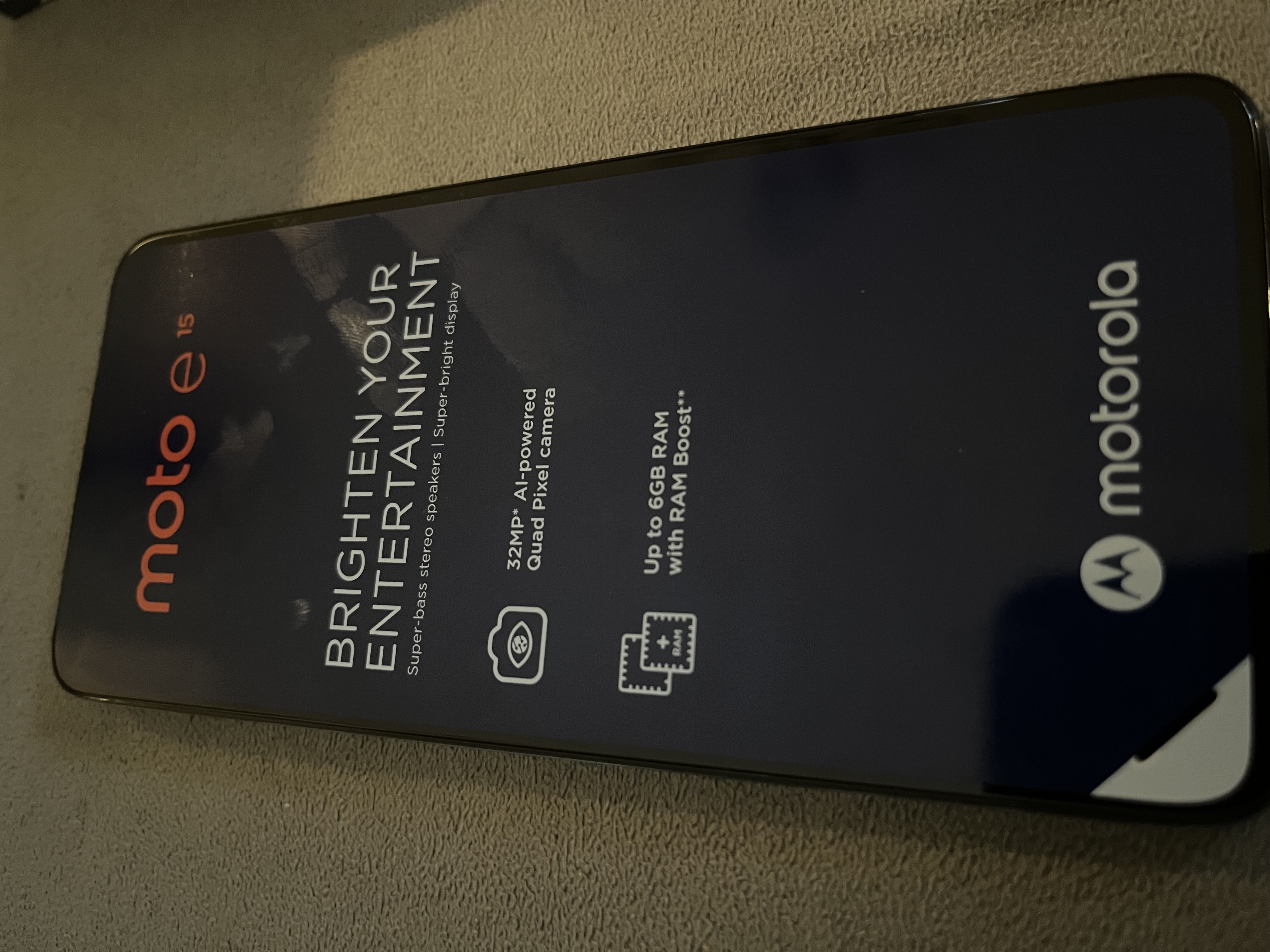 celulares y tabletas - Celular Motorola E 15 Nuevo  2
