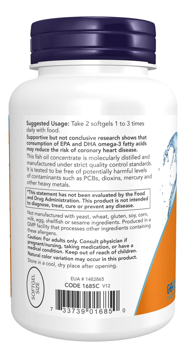 Salud y Equipamiento Médico - Omega 3 180cap Now 2