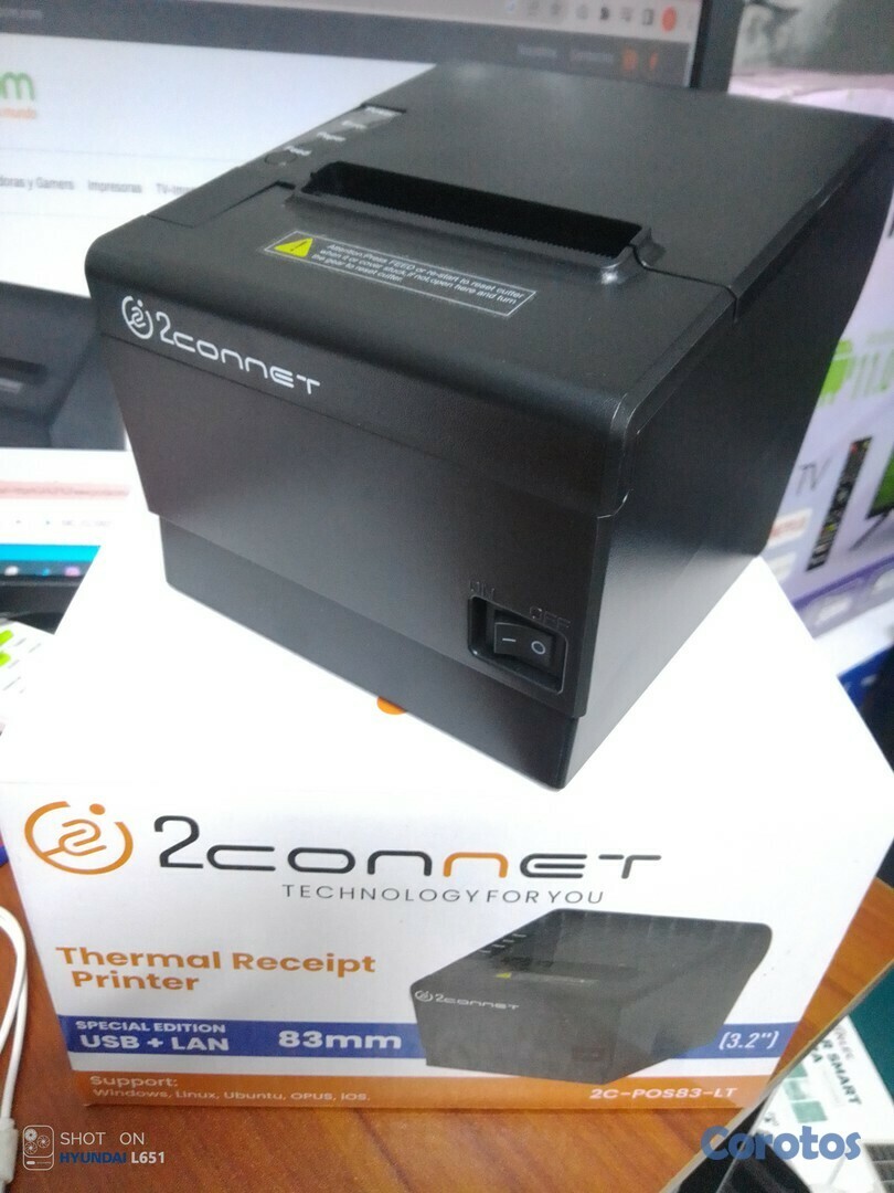 impresoras y scanners - Impresora usb y lan 83mm 2connect 2c-pos83-LT 3