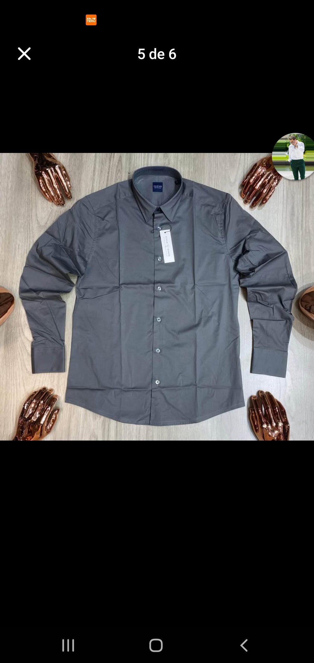 ropa para hombre -  _Camisas lisas disp_👔  _Manga larga _y corta  1