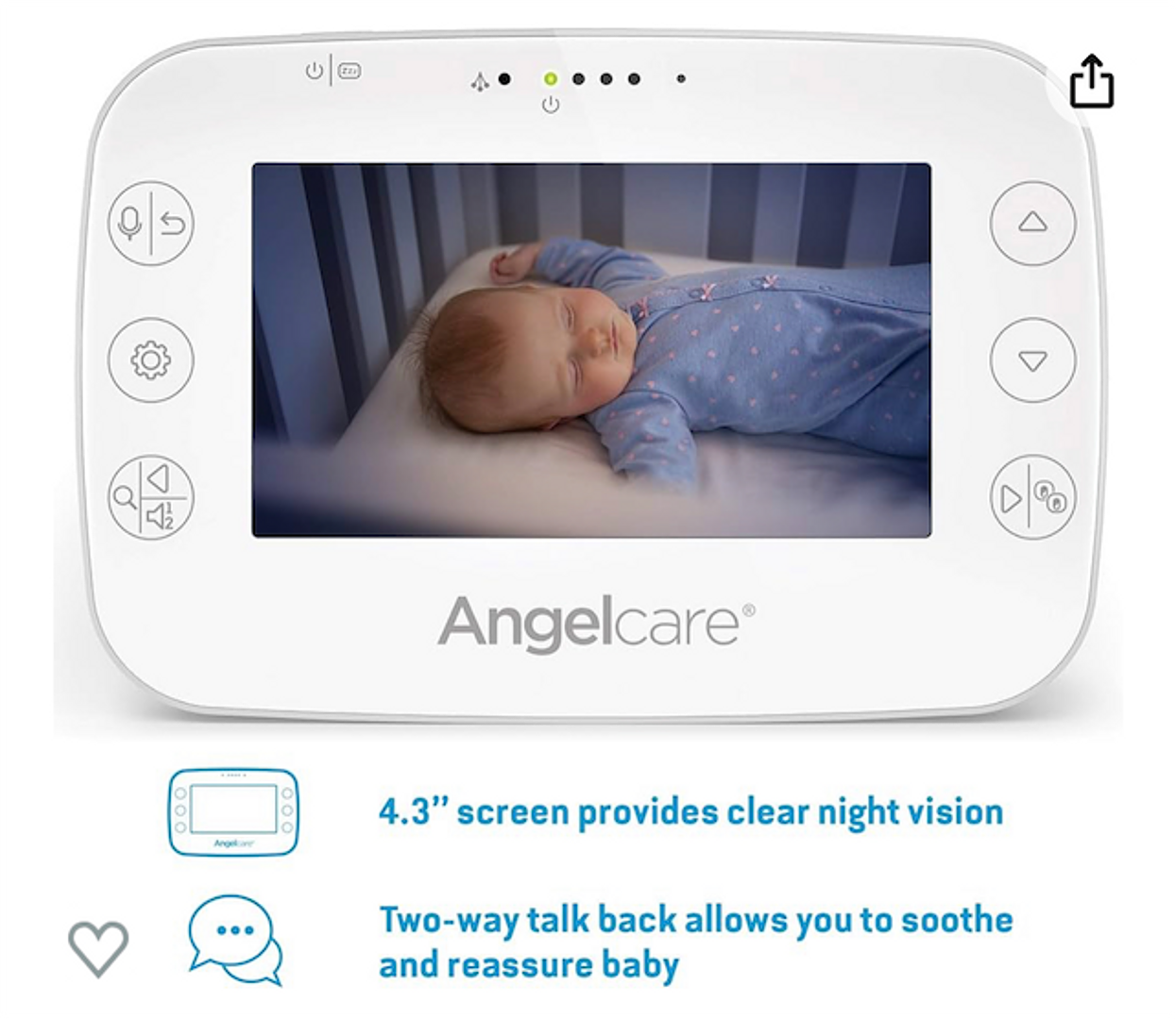 accesorios - Monitor para bebés con sensor de movimiento  2