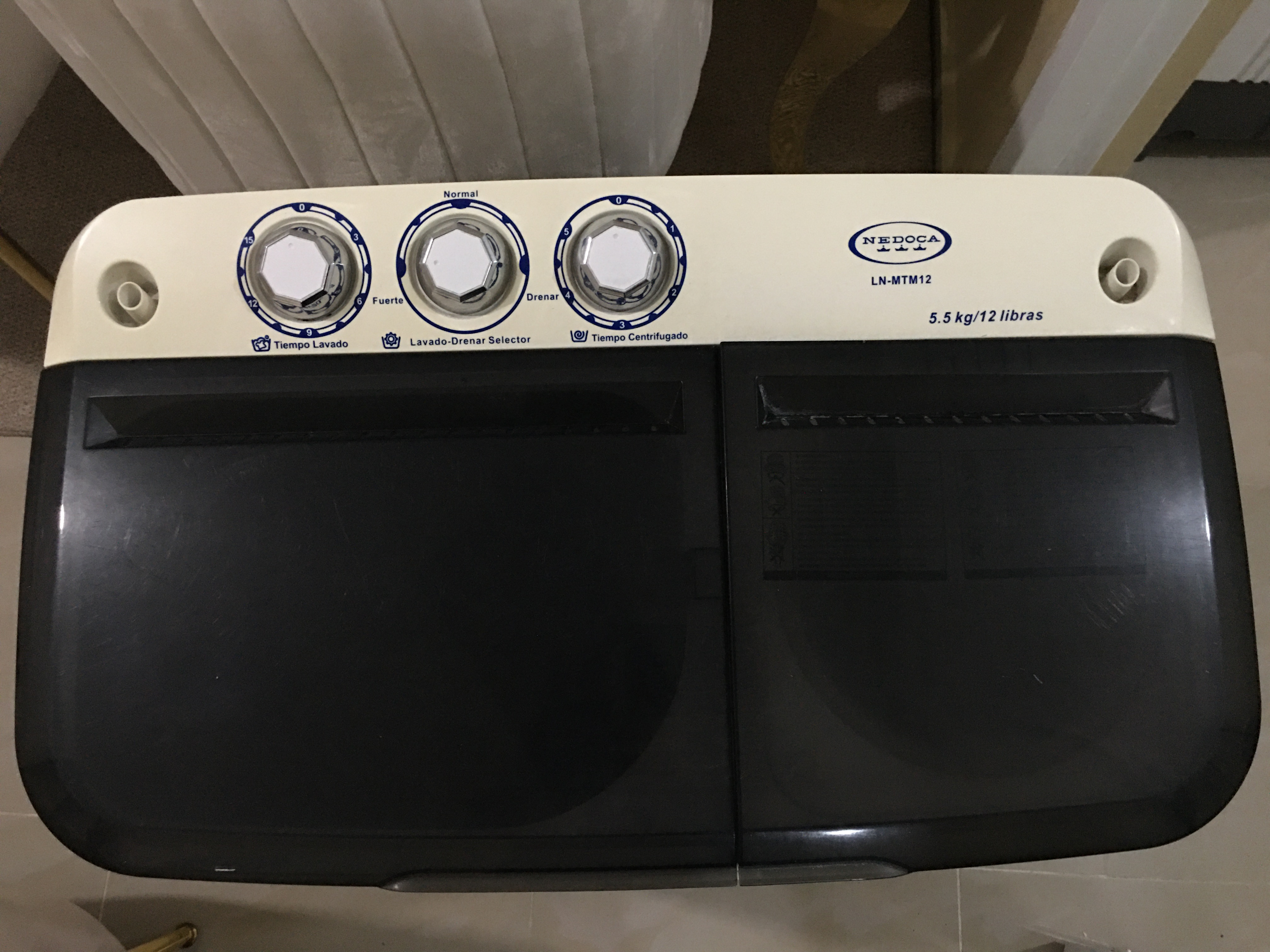 electrodomesticos - Lavadora semi-automática 12 libras 1