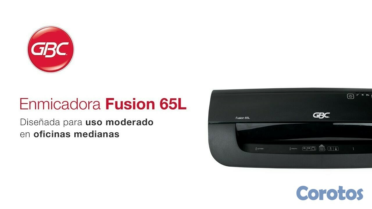 impresoras y scanners - plastificadora FUSION 65L ,9 pulgadas  para mica gruesa MICAS de 3, 5 y hasta 10 2