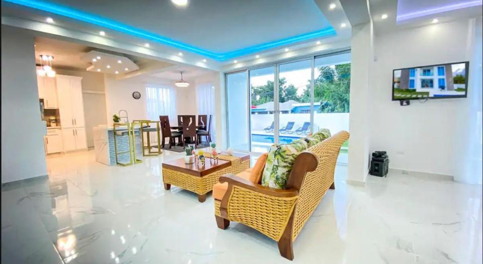 casas - villa en venta puerto plata con paneles solares y piscina privada 9