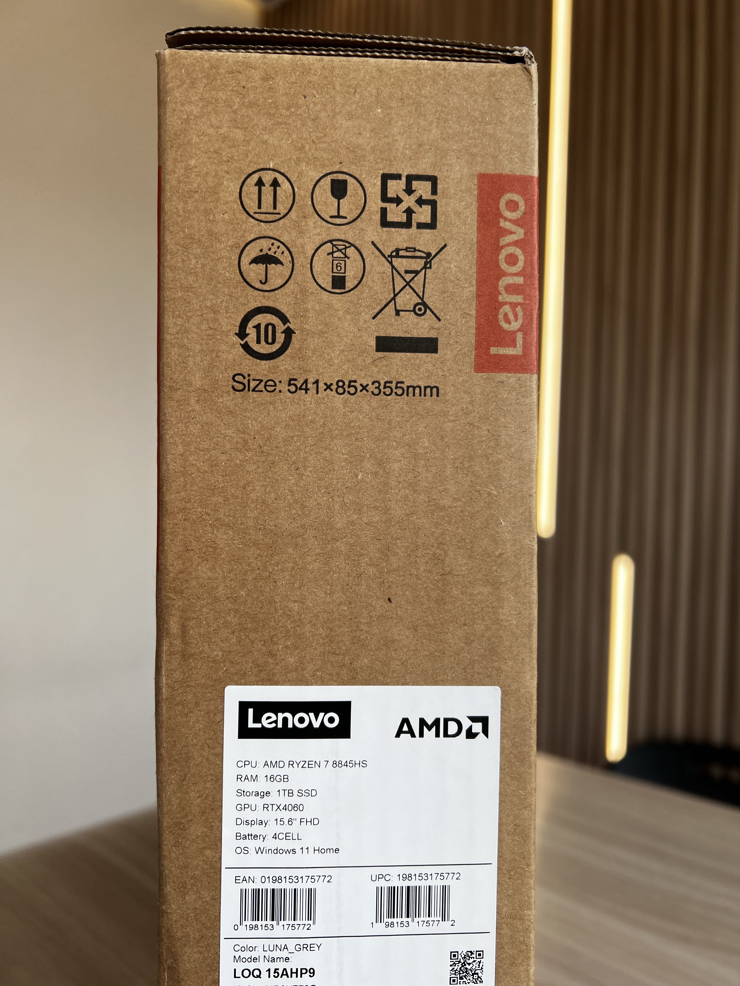 computadoras y laptops - LENOVO LOQ 15.6" 144HZ R7-8845HS 16GB RAM 1TB SSD RTX 4060 2