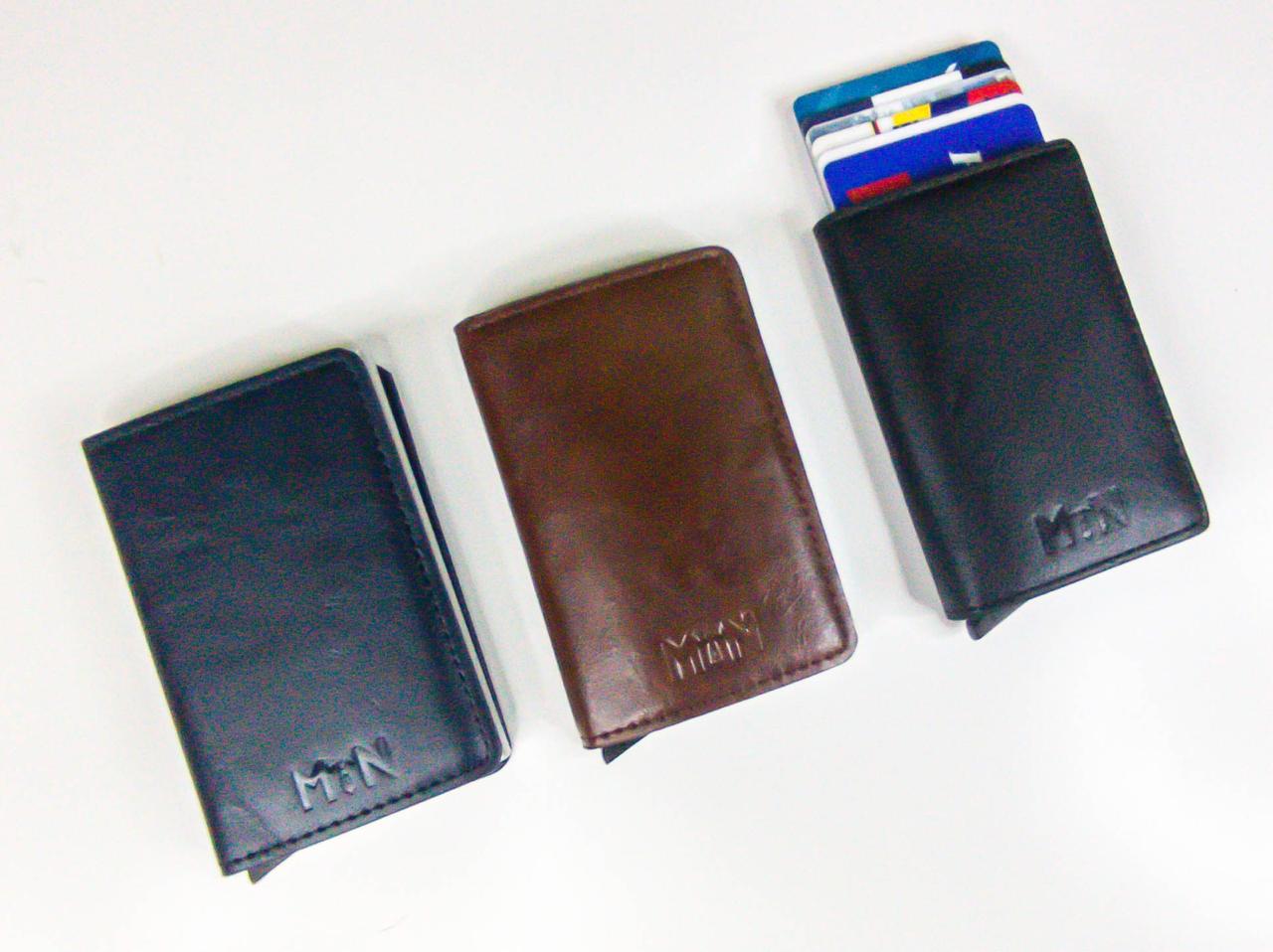 carteras y maletas - Billetera Tarjetero Automatico Caballeros Hombres 3