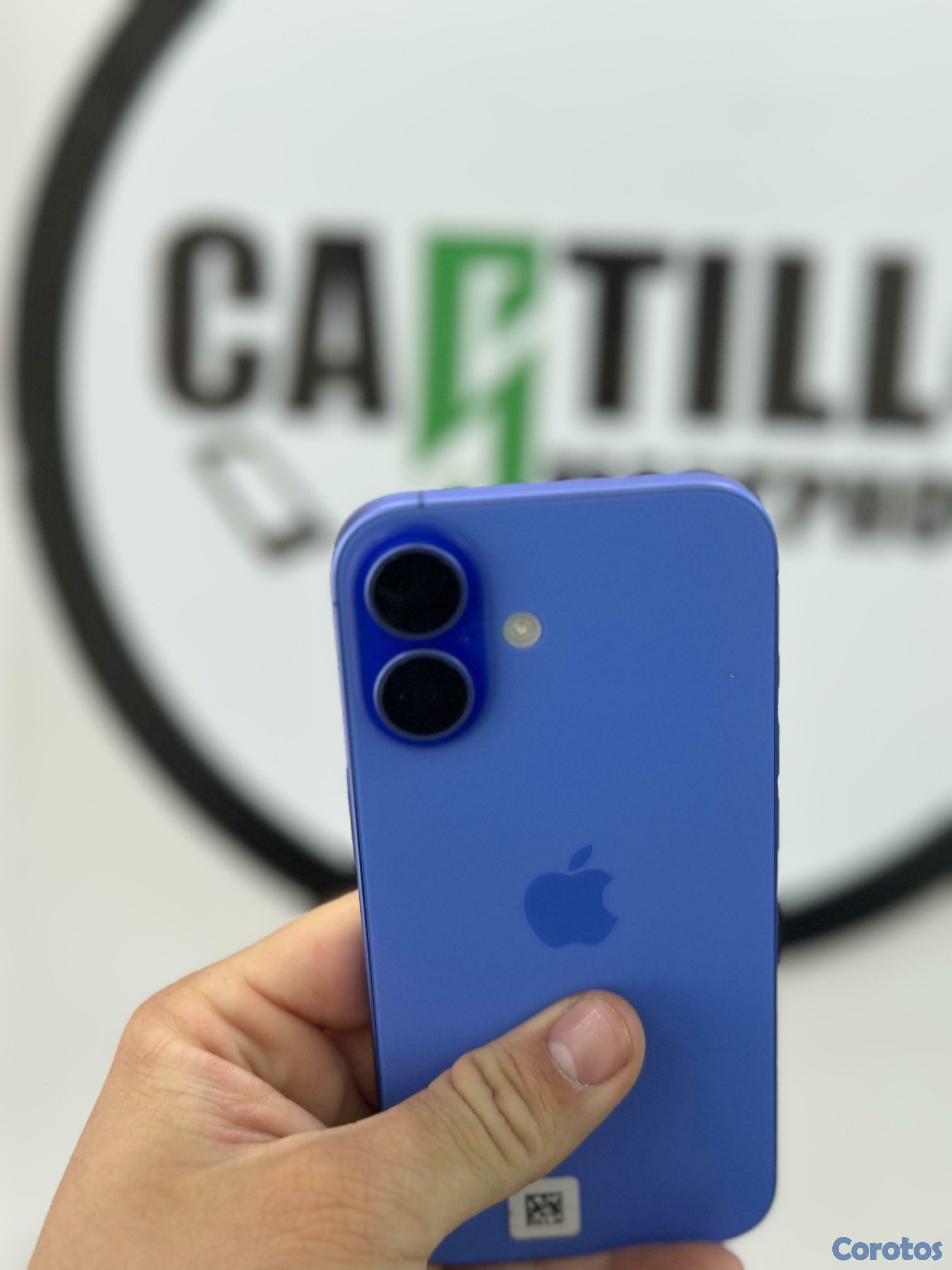 celulares y tabletas - iPhone 16 NORMAL AZUL 128GB Factory Unlocked 2