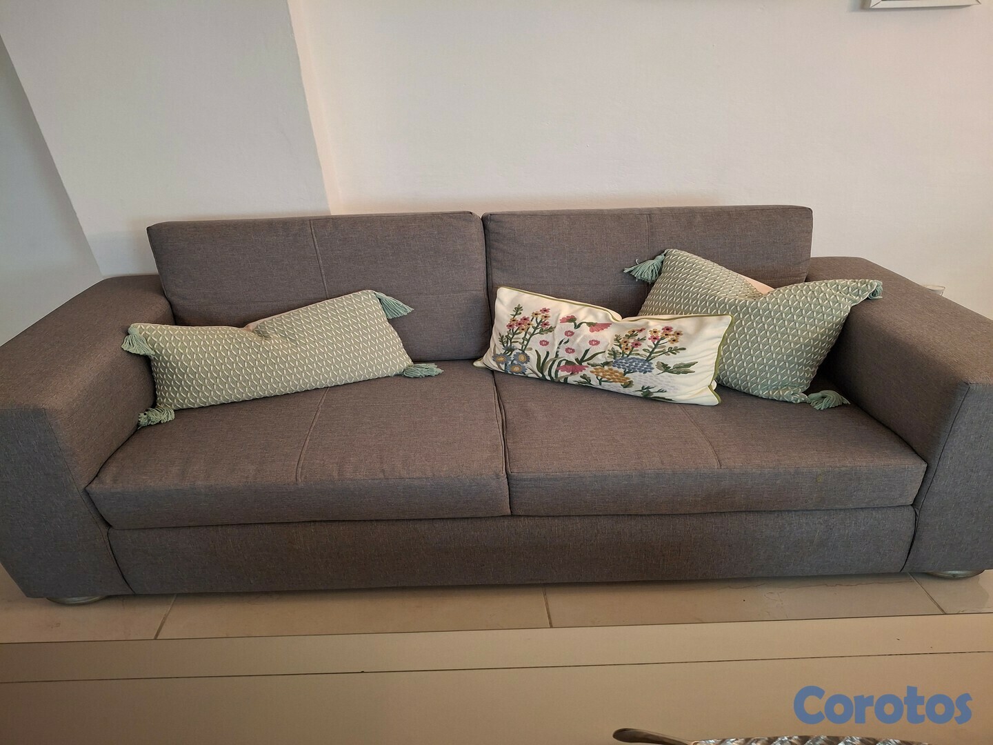 muebles y colchones - Juego de sala, 2 sofás y 1 mesa centro. 5