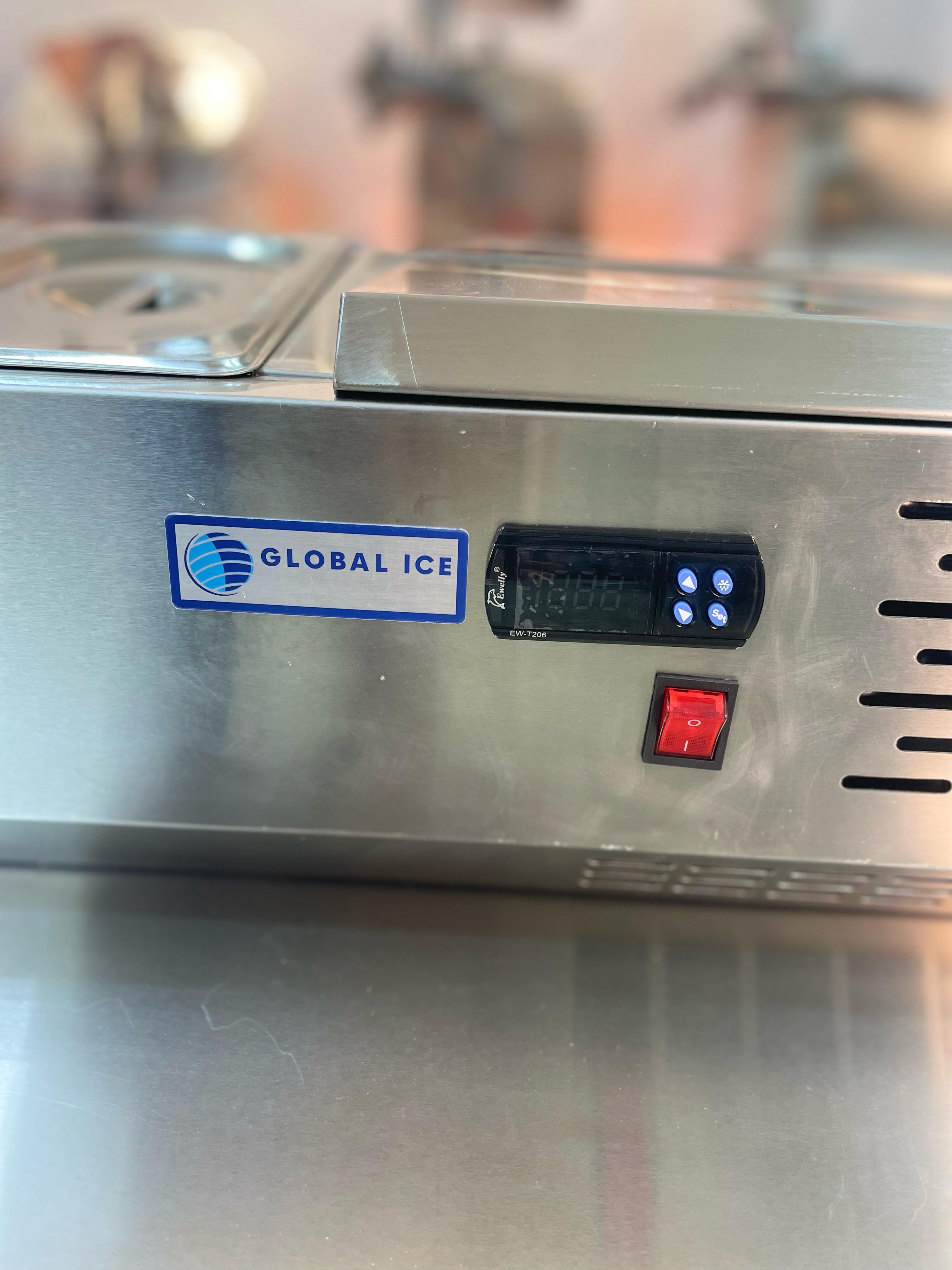 equipos profesionales - Ensaladera exhibidora vitrina fria barra ensaladas 4