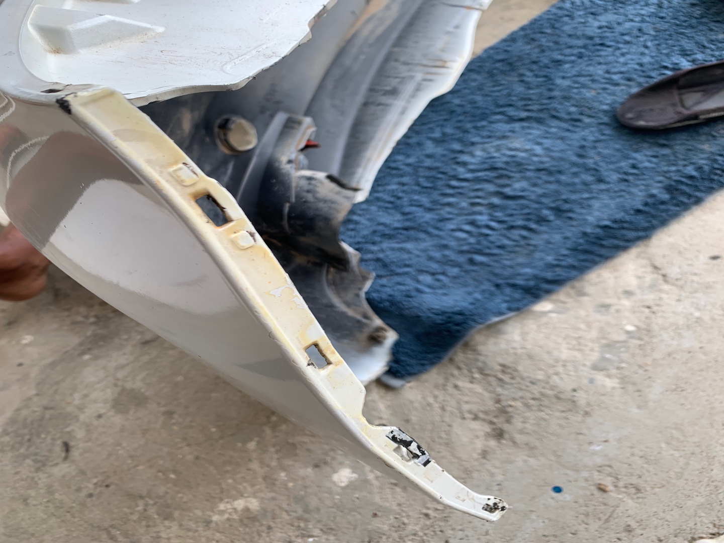 repuestos - Bumper honda fit blanco  9