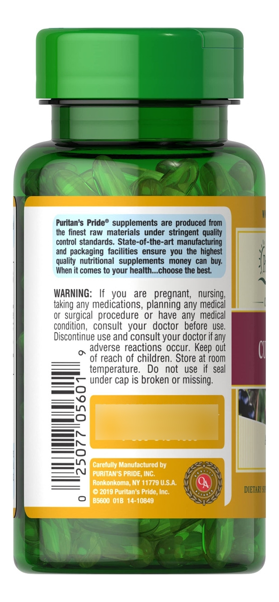Salud y Equipamiento Médico - Aceite De Grosella Negra 535mg 100cap Puritan's Pride 1