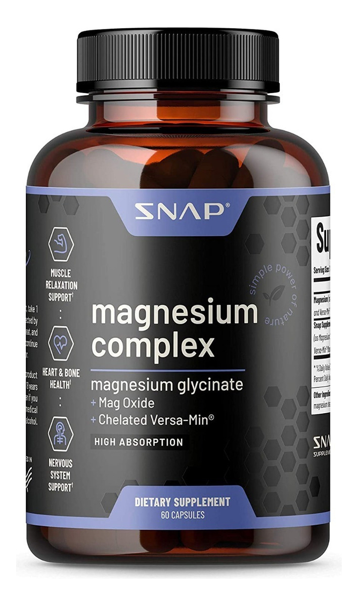 Salud y Equipamiento Médico - Complejo De Magnesio 60cap Snap 0