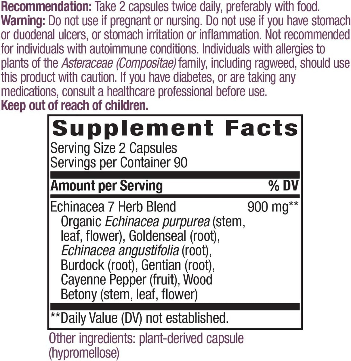 Salud y Equipamiento Médico - Equinacea 900 Mg Nature S Way 1