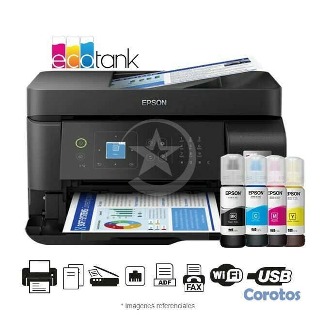 impresoras y scanners - IMPRESORA EPSON ECOTANK L5590 MULTIFUNCIONAL (CMYK) IMPRIME, COPIA Y ESCANEA