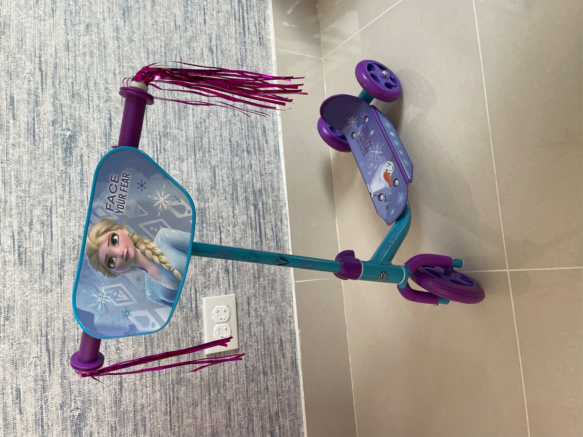juguetes - Patineta Frozen 3 ruedas 1