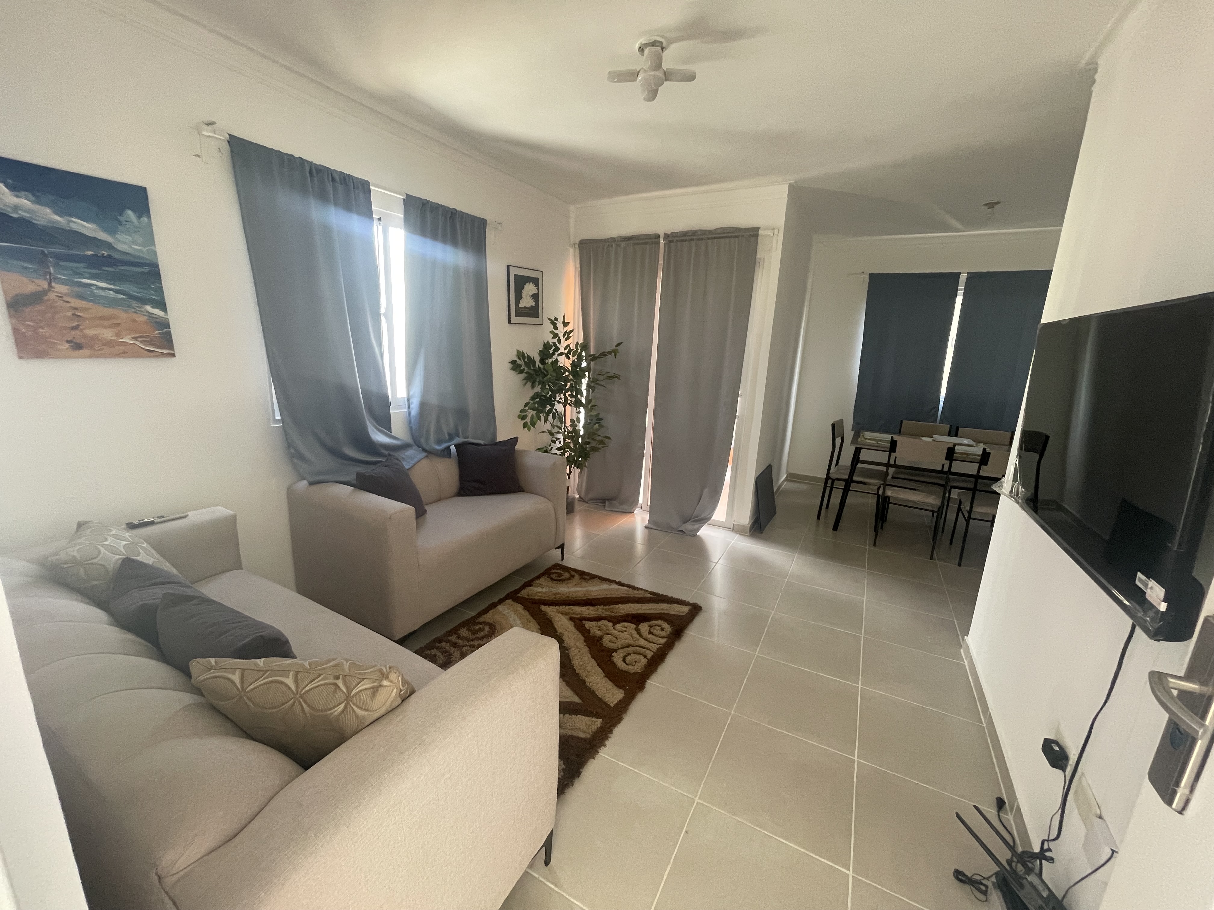 apartamentos - Apartamento Amueblado en Santo Domingo Este  0
