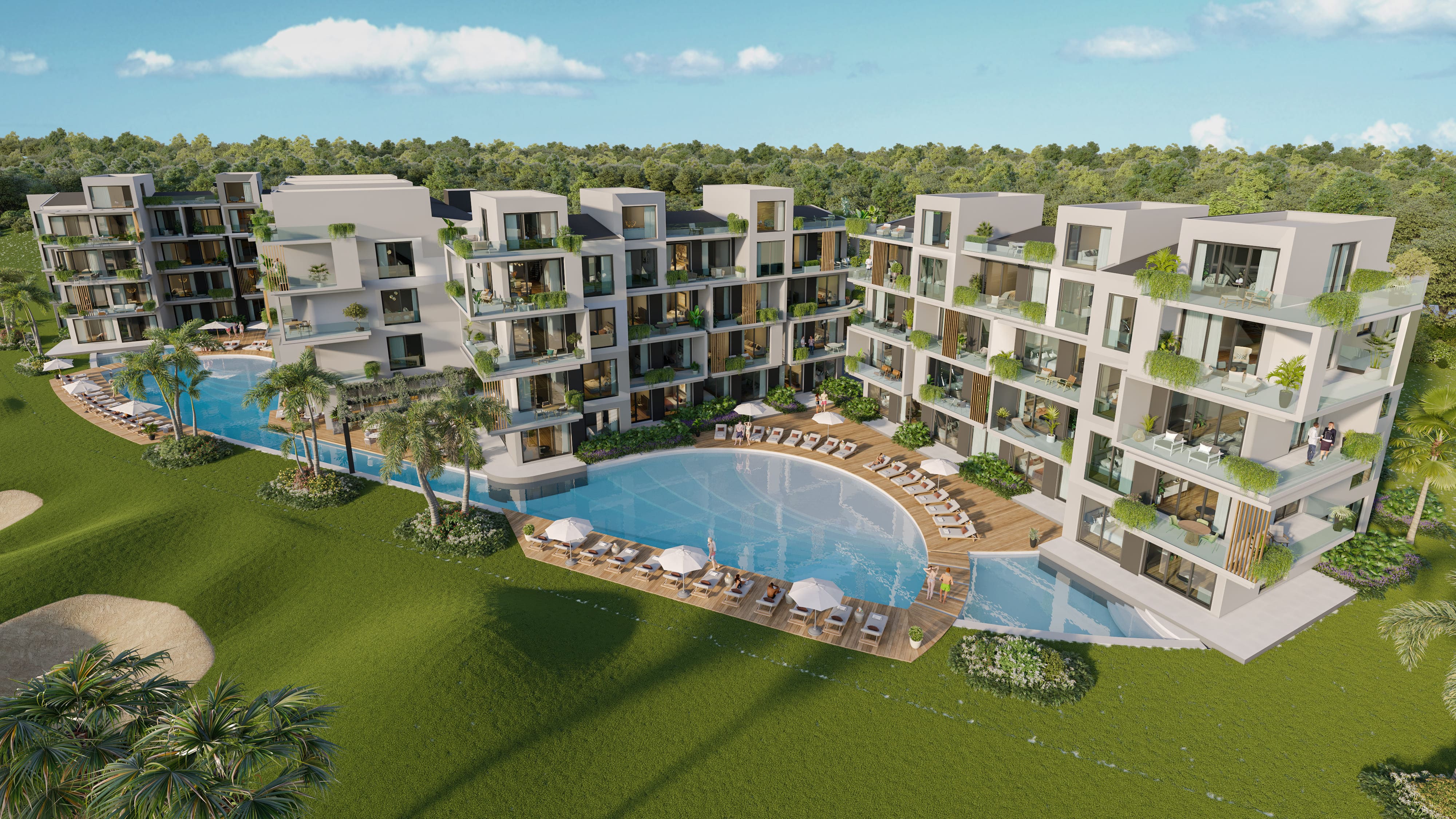 apartamentos - Apartamento en venta amueblado en Cap Cana de 1  4