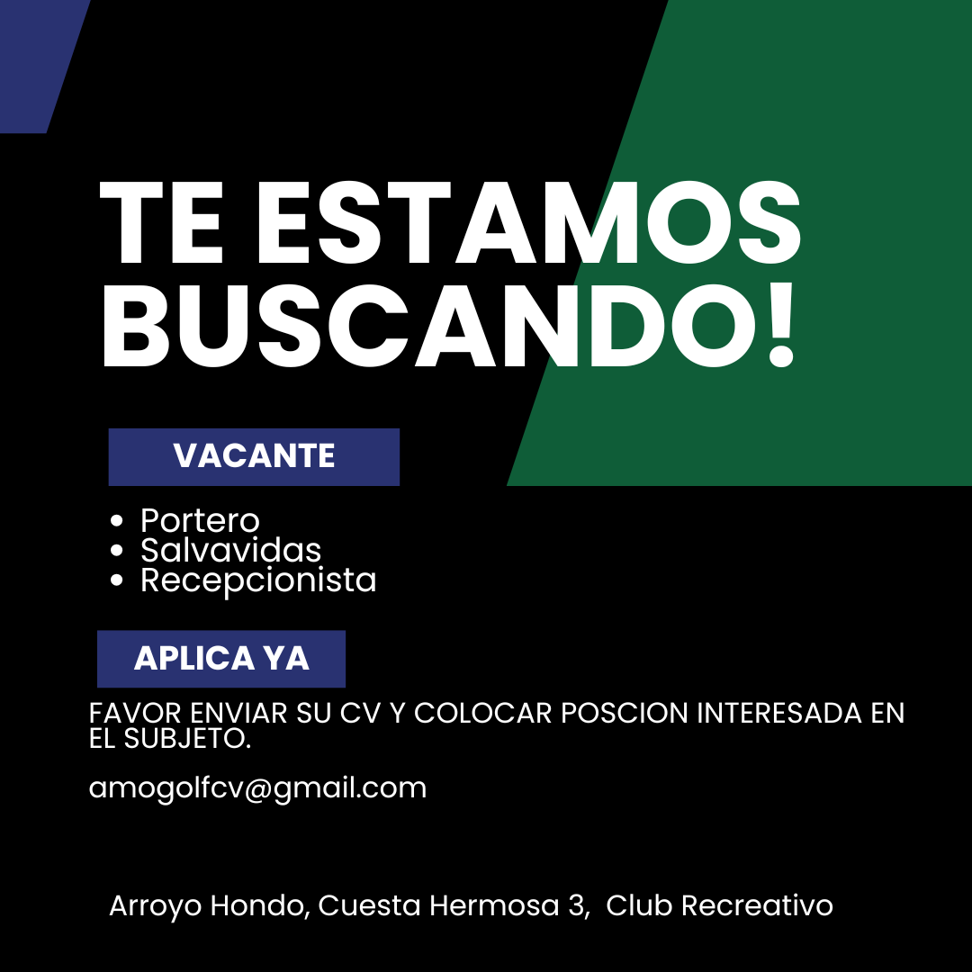 empleos disponibles - VACANTE DISPONIBLE