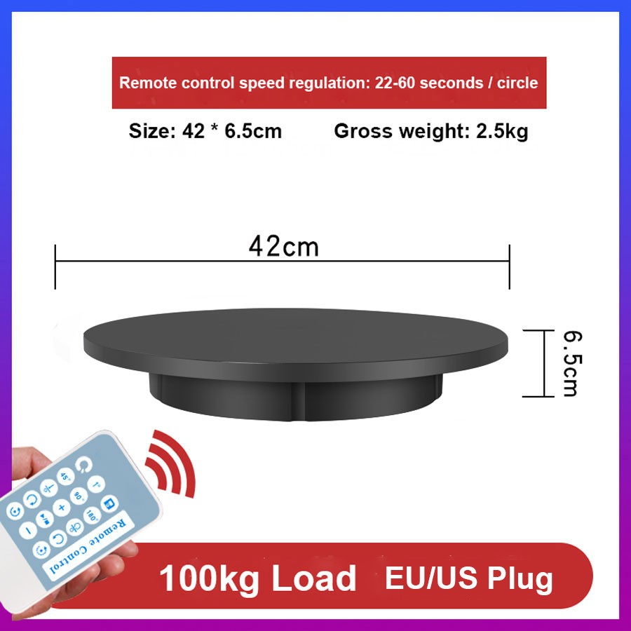 otros electronicos - Base rotativa 360 con control remoto Soporte exhibicion giratorio automatico 4