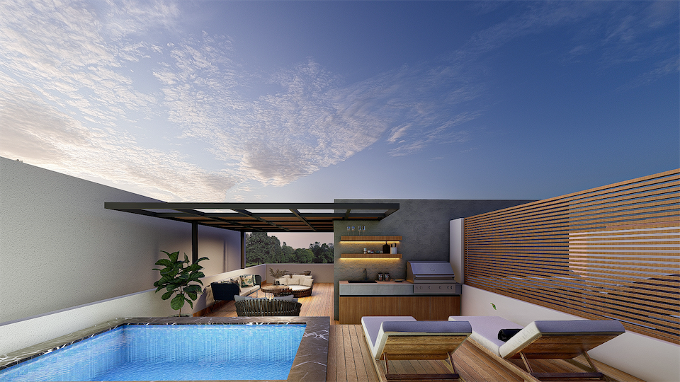 casas vacacionales y villas - Venta de villas en punta cana con jacuzzi incluido entrega marzo 2025 2