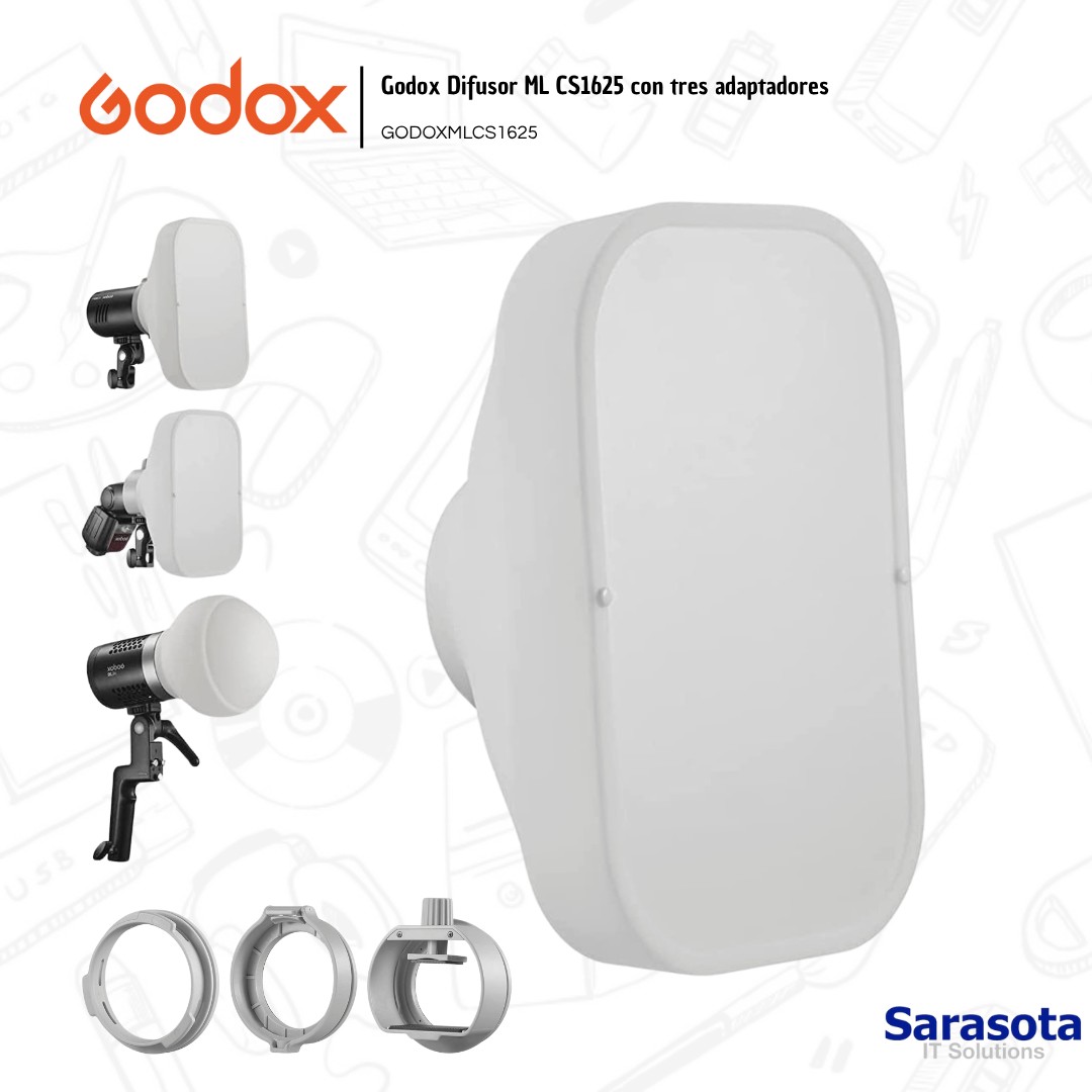 accesorios para electronica - Godox Difusor plegable ML-CS1625 2