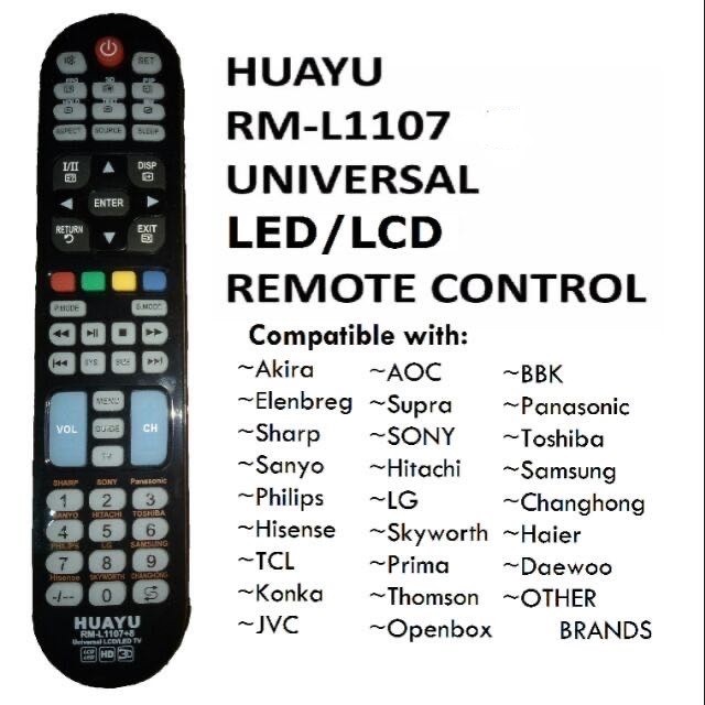 accesorios para electronica - Control remotor universal para tv HD,LED,LCD RM-L1107+12 5