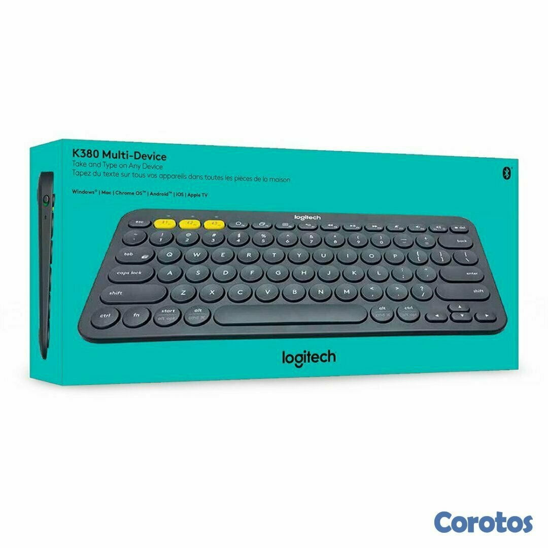 computadoras y laptops - TECLADO LOGITECH MULTI-DISPOSITIVO K380 , BLUETOOTH CLASSIC 3.0, RADIO DE ACCION 2