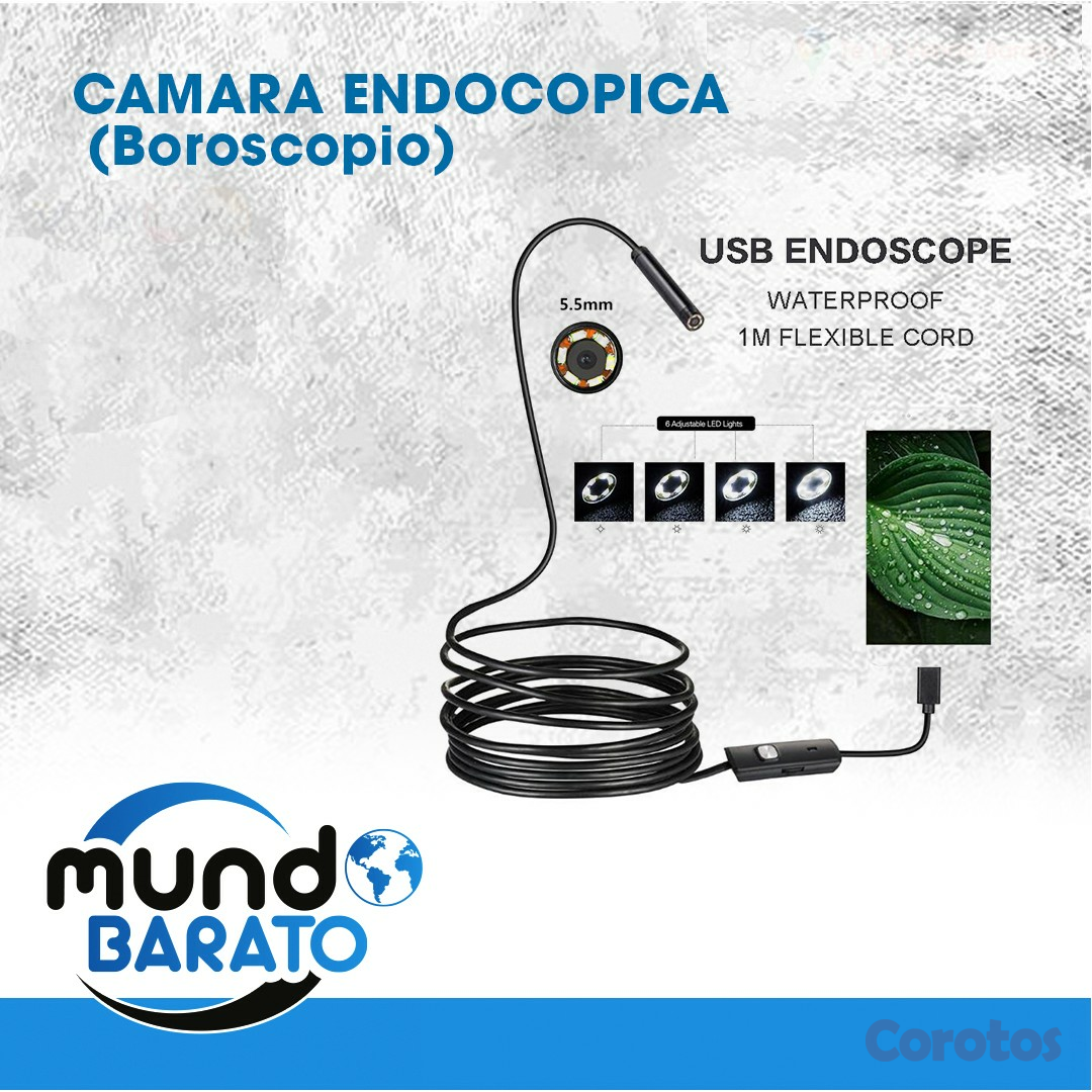 otros electronicos - Camara Endoscopica USB Boroscopio Camara de inspeccion Android endoscopio 2 mts 1