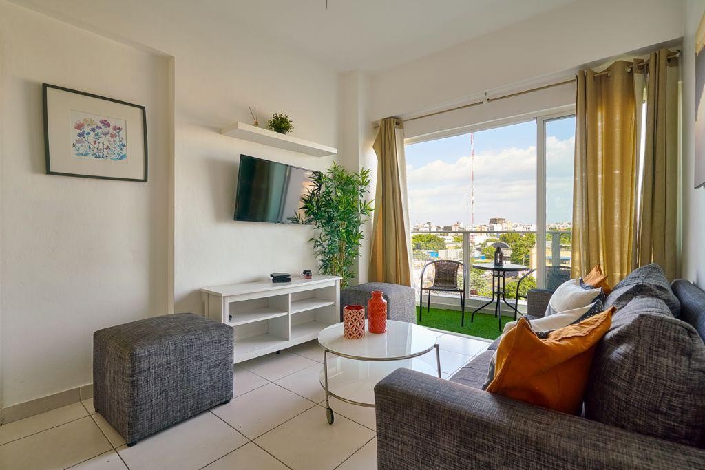 apartamentos - Hermoso Apartamento Amueblado Próximo a Galería 360 y Agora Mall
