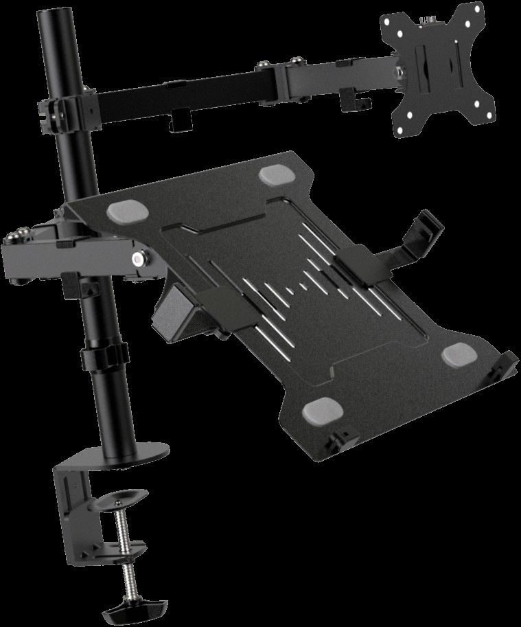 computadoras y laptops - SOPORTE PARA MONITOR Y LAPTOP KLIPX, (15.6" LAPTOPS) - (13 TO 32" MONITOR)  1