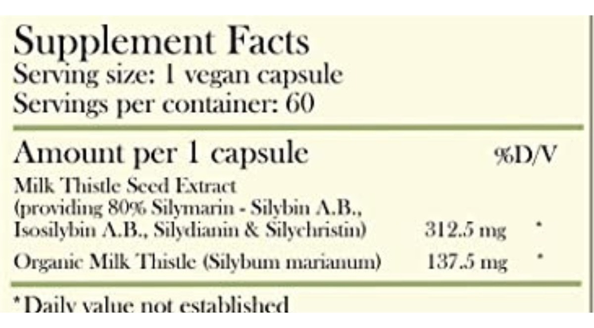 Salud y Equipamiento Médico - Cardo Mariano 60cap Herbal Root 1