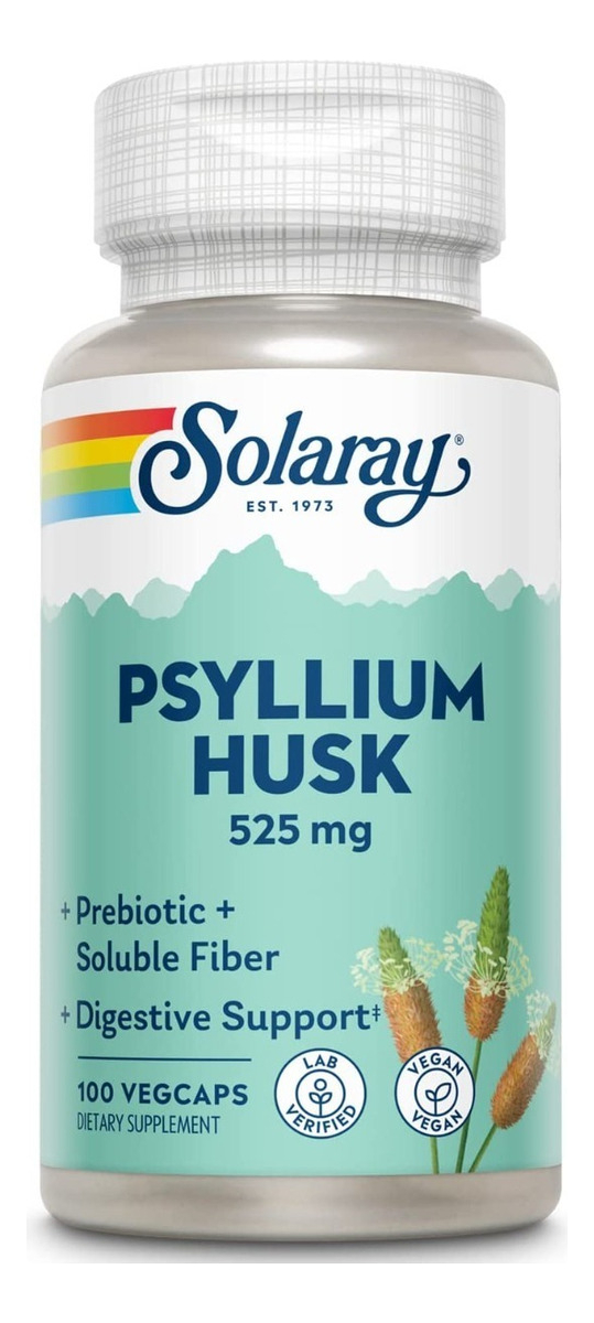 Salud y Equipamiento Médico - Psyllium 100 Cap Solaray 0