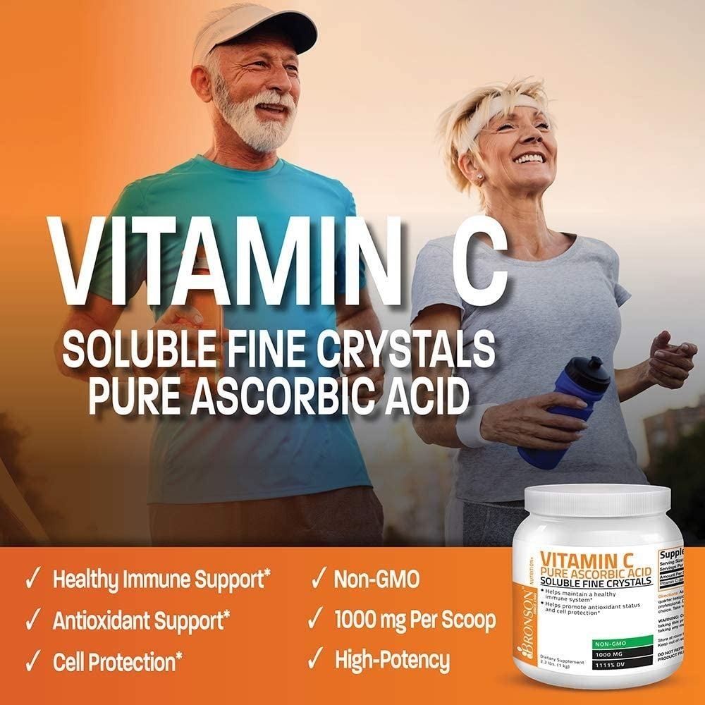 Salud y Equipamiento Médico - Vitamina C En Polvo Absorcion Acido Soluble 1000 Mg 1 Kg 4