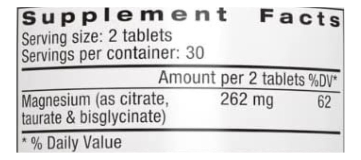 Salud y Equipamiento Médico - Complejo De Magnesio 262mg Igen 1