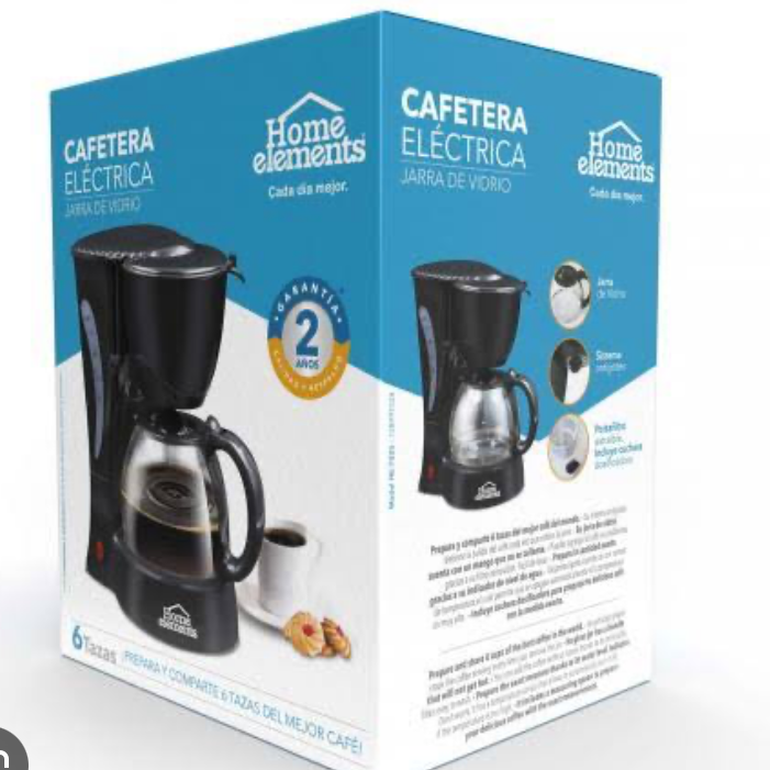 electrodomesticos - Cafetera Elecrtica Home Elements 1