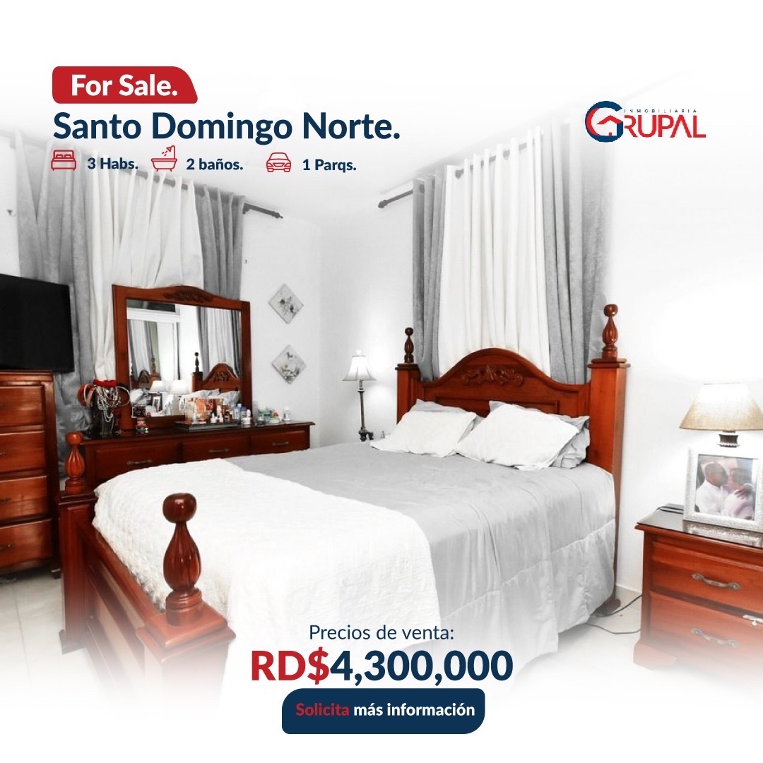 apartamentos - De oportunidad vendo apartamento Santo Domingo norte  1