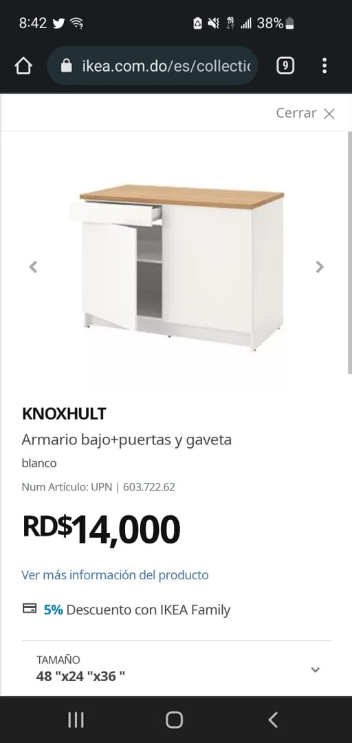 muebles y colchones - Mueble de ikea para cocina. 4